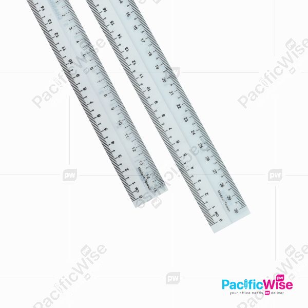 Plastic Straight Ruler/Bendable/Soft/Flexible Student Ruler/Pembaris 15cm/30cm/6