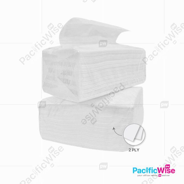 Pop Up Tissue/Tisu Pop Up/Tissue Paper/2 Ply/100mmx100mm 