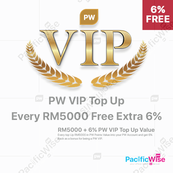 PW VIP Top Up Value (FREE Additional 6%)