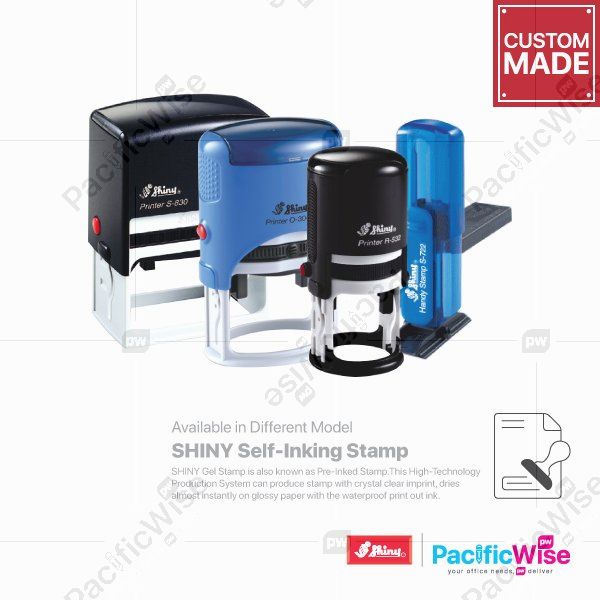Shiny Self-Inking Stamp (Custom Made)