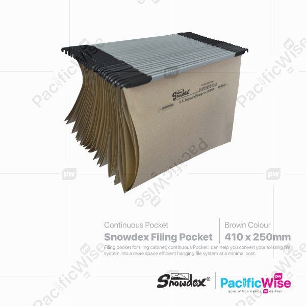Snowdex/Hanging File Folder(Continuous)/Folder Fail Gantung(Berterusan)/Holder Filing (50Pcs/Box)
