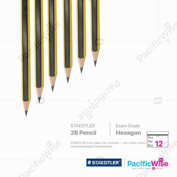 Staedtler/2B Pencil/Pensil 2B/Writing Pen/Noris 120 (12'S)