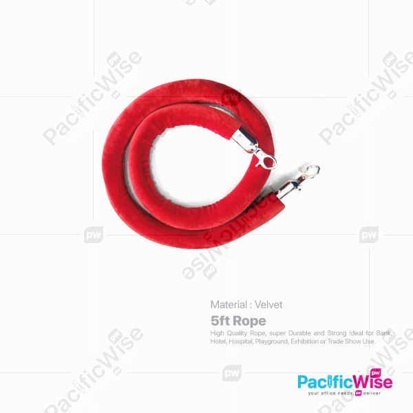 5FT Velvet Rope