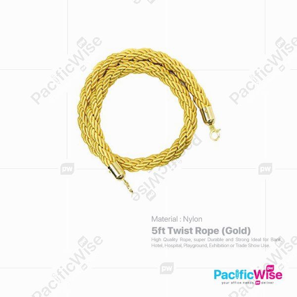 5FT Twist Rope (Gold)