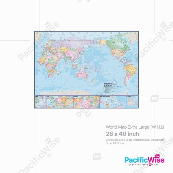World Map Extra Large (W112)