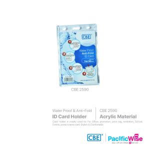 CBE Card Holder Water Proof Anti-Fold/Pemegang Kad Kalis Air Anti Lipat/Name Badge (2590)