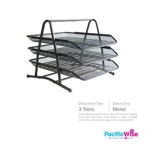 Document Tray Metal Basket/Dulang Dokumen Logam/File Filing/CG-200 (3 Tier)