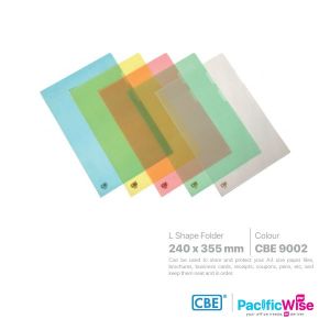 CBE/L Shape Folder Colour/Fail Warna Bentuk L/Holder Faling/9002/F4
