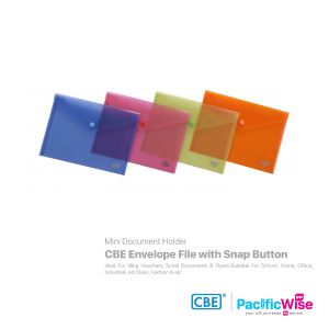 CBE Envelope File with Snap Button Mini Size (Landscape)