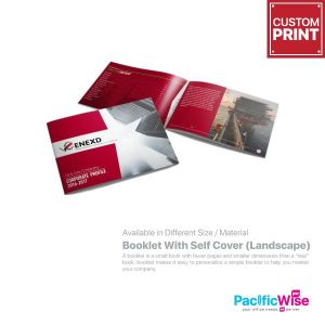 Customized Digital Printing Booklet with Self Cover (Landscape)