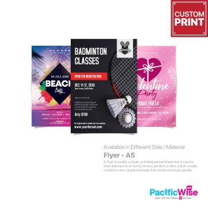Customized Digital Printing Flyer (A5)