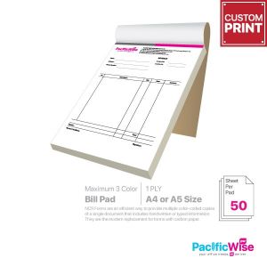 Customized Printing Bill Pad