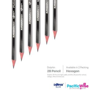 Dolphin/2B Pencil Platinum Value Pack/Pek Nilai Platinum 2B/Writing Pen