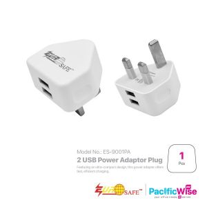 Eurosafe/2 USB Power Adaptor Plug/2 Palam Penyesuai Kuasa USB/Electrical Accessories/ES-9001PA