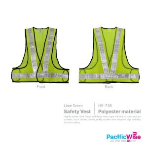 Green Reflective Safety Vest HS-736