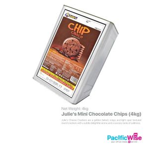Julie's Mini Chocolate Chips (4kg) (TIN NOT REFUNDABLE)
