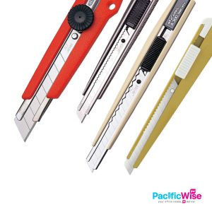 Cutter Knife/NT Utility Knife/Stationery Blade/Pisau Pemotong/A-300GRP/A-300P/K-200RP/L-500P