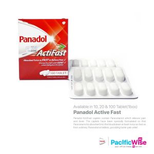 Panadol/Active Fast/Panadol Aktif Cepat/Health & Beauty-(100 Tablet )/1Box