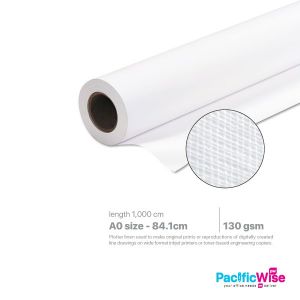 Plotter Paper/Kertas Plotter/Paper Roll/A0 Size (Linen Texture)