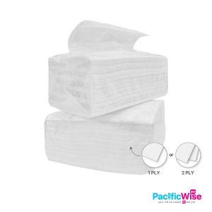 Pop Up Tissue/Tisu Pop Up/Tissue Paper/1 Ply/2 Ply/100mmx100mm (3 Packagings)
