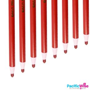 Crayon Dermatograph 7600/Ringo/Krayon Berbalut Kertas/Oil Pastels/Colouring/Drawing/Paper Wrapped Crayon/Red (12 Pcs)