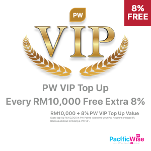 PW VIP Top Up Value (FREE Additional 8%)