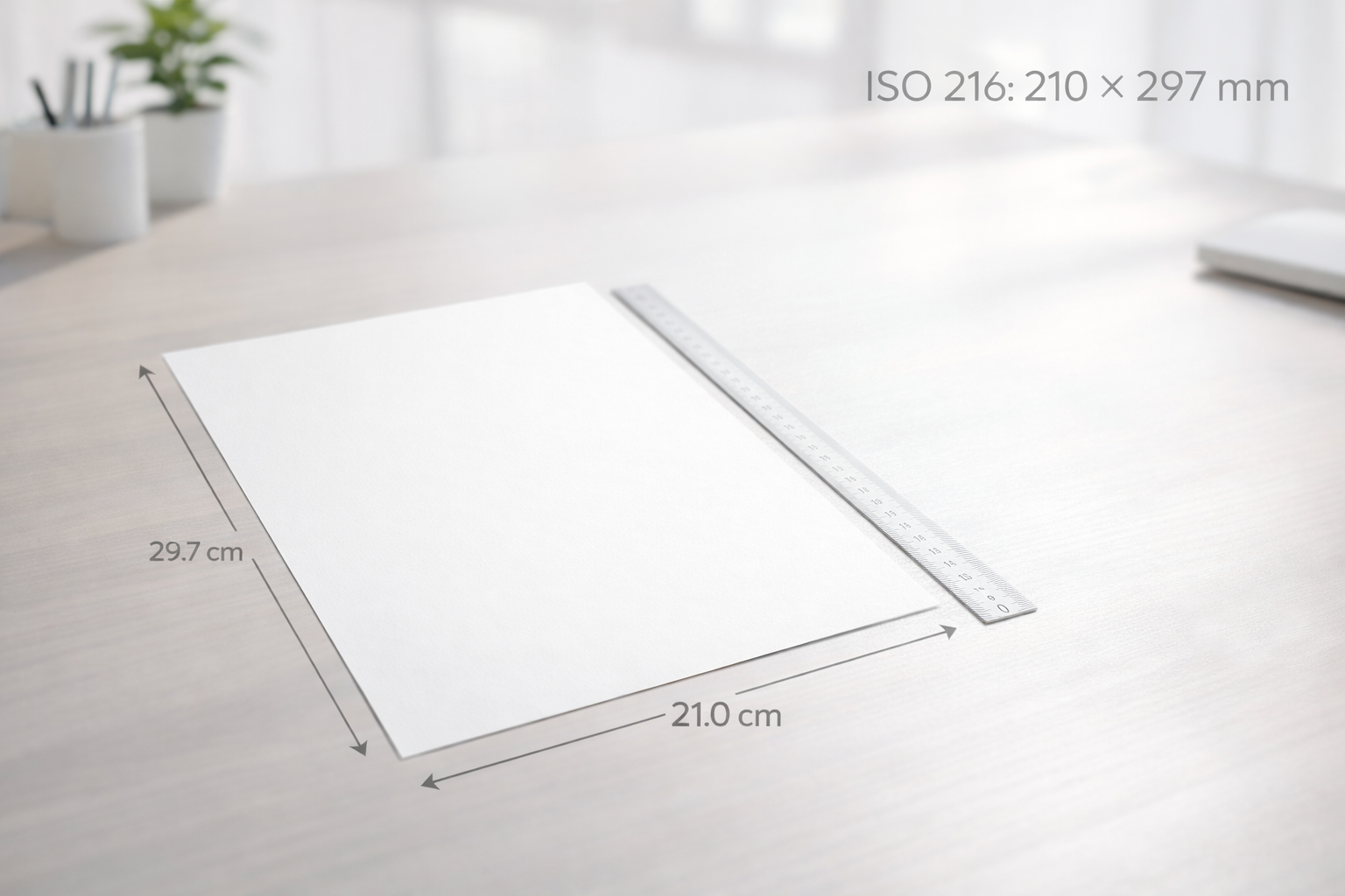 What is an A4 paper size?