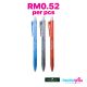 Ball Pen/Faber Castell/Click X5 1425/Pen Bola/Writing Pen/0.5mm
