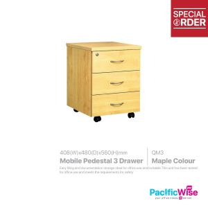 Mobile Pedestal 3 Drawer (QM3)
