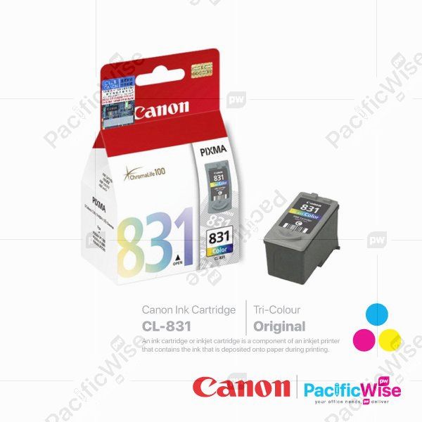 Canon Ink Cartridge CL-831 Tricolour (Original)