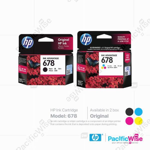 HP Ink Cartridge 678 (Original) 