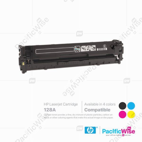 HP 128A LaserJet Toner Cartridge CE320 ~ CE323 (Compatible)