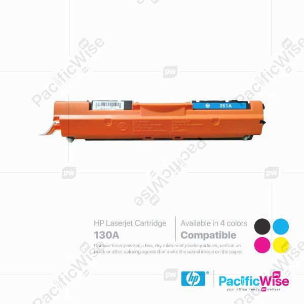 HP 130A LaserJet Toner Cartridge CF350A ~ CF353A (Compatible)