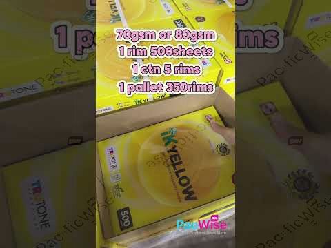 A4 Paper/IK Yellow/Indah Kiat/A4 Kertas 70gsm/Copier Paper (450'S/Ream)