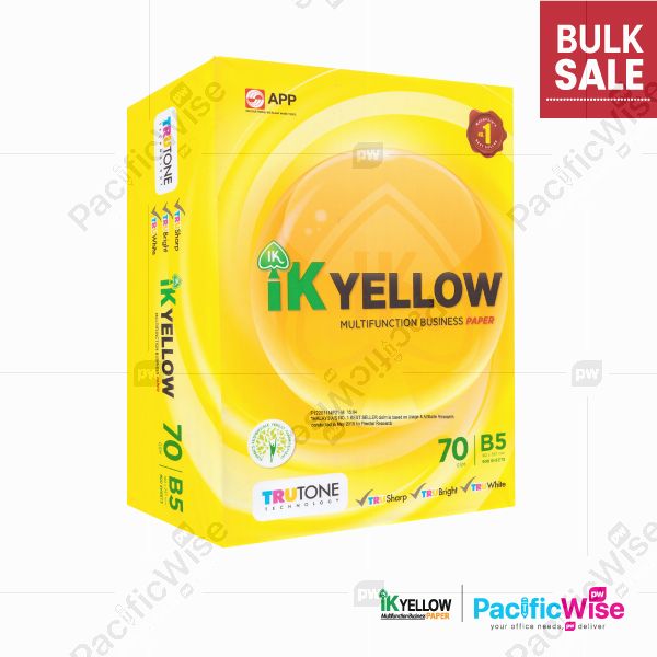 B5 Paper/IK Yellow/Indah Kiat/B5 Kertas 70gsm/Copier Paper(900’S/Ream) 1