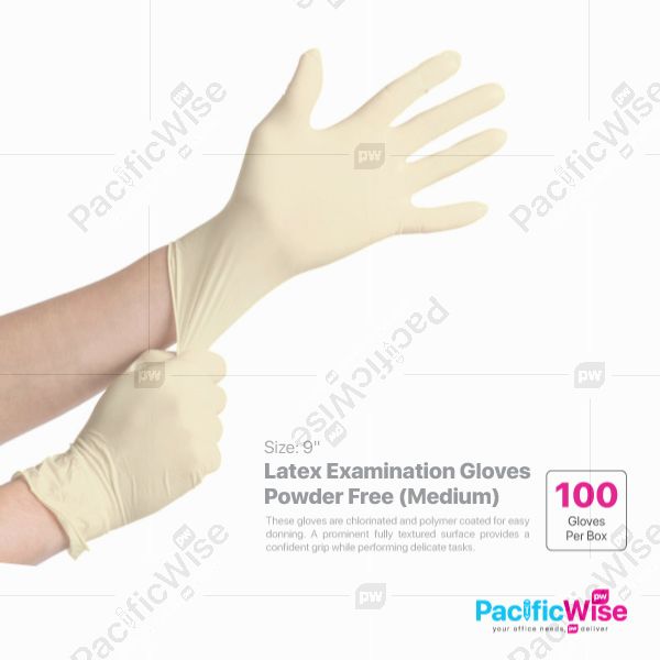 Examination Gloves Powder Free (Medium)/Sarung Tangan Pemeriksaan Bebas Serbuk (Sederhana)