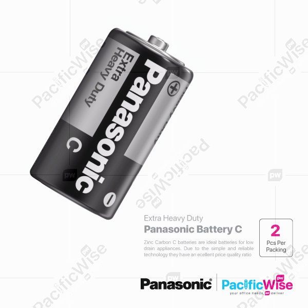 Panasonic Battery C (Extra Heavy Duty)
