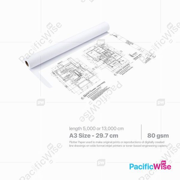 Plotter Paper A3 Size (297mm)