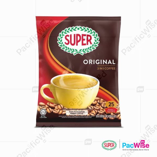 Coffee/Super/Original 3 In 1 Coffee/Kopi/450g (18g X 25sachets)