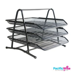 Document Tray Metal Basket/Dulang Dokumen Logam/File Filing/CG-200 (3 Tier)