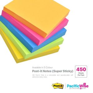 3M Removable Post-it Note (5 Neon Colour)