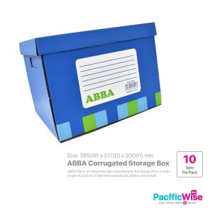 ABBA Corrugated Storage Box (10 sets)