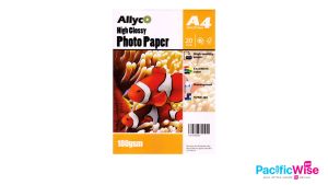 Allyco/A4/Photo Paper Glossy/Kertas Foto Berkilat 180gsm/Photograph (20'S)
