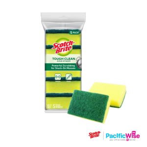 Scotch-Brite/Heavy Duty Scouring Sponge/Sponge Pencucian Tugas Berat/Cleaning Tools (5pcs x 1pack)