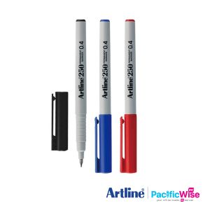 Artline/Permanent Marker Pen/Pen Marker Kekal/Writing Pen/250/0.4mm