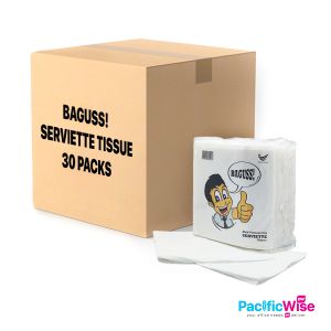 Serviettes Tissue/Baguss/Serviettes Tisu/Tissue Paper/100gsm (30 Packs)