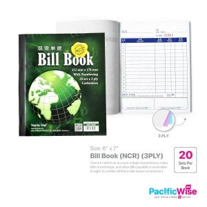 Bill Book 6 x 7 (NCR) (3PLY x 20set)