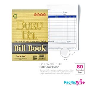 Bill Book Cash 134mm x 192mm (1PLY)