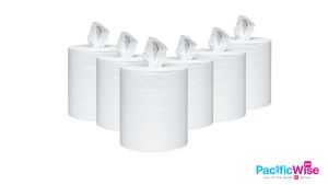 Center Flow Tissue/Tisu Aliran Tengah/Tissue Towel/Virgin Pulp/Tissue Paper/1 Ply/Virgin Pulp/900g (6 Rolls)