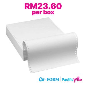 QForm/Computer Form 1 Ply/Kertas Komputer/9.5" x 11"